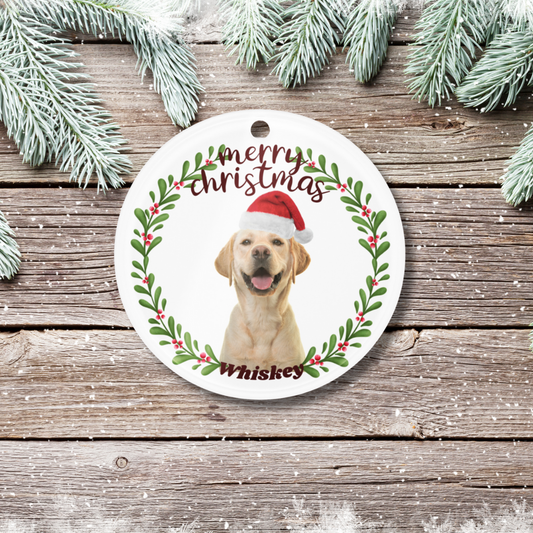 Personalized Christmas Acrylic Ornament with your loved one’s Photos and Name : Merry Christmas 2024