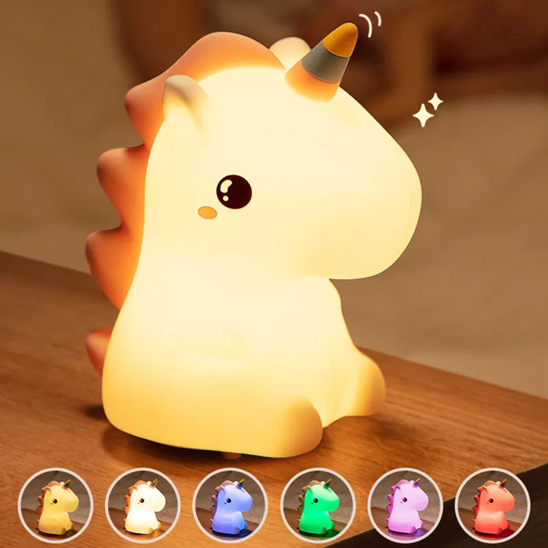 Unicorn Cute Silicone LED Light