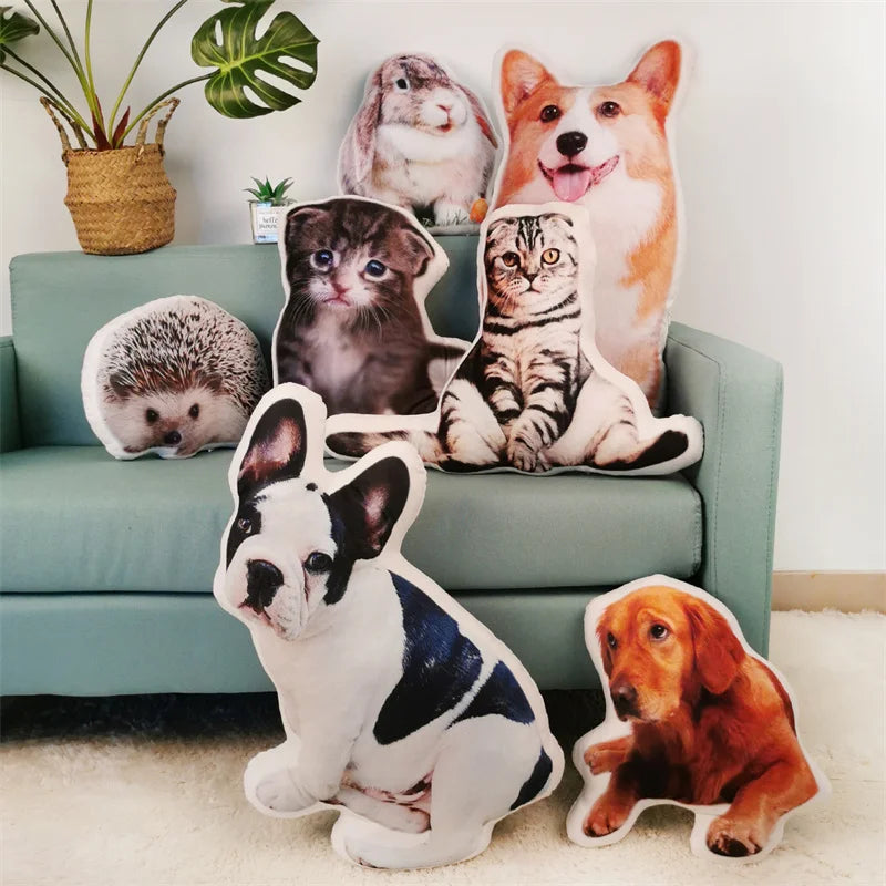 Custom Pet Photo Plush Cushion: Personalized Memories in Every Hug