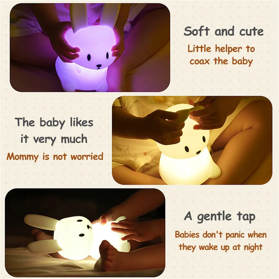 Rabbit Cartoon LED Night Light