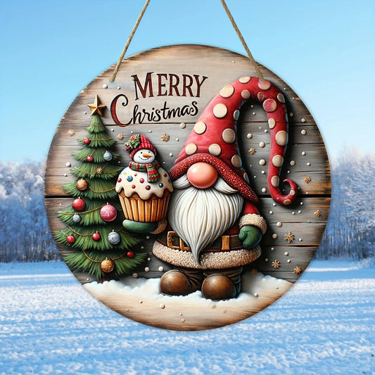 Rustic Merry Christmas Wooden Sign Decoration