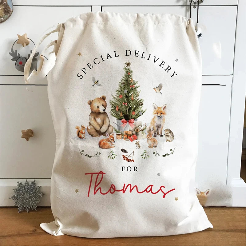 Personalized Santa Sack Christmas Gift Bag