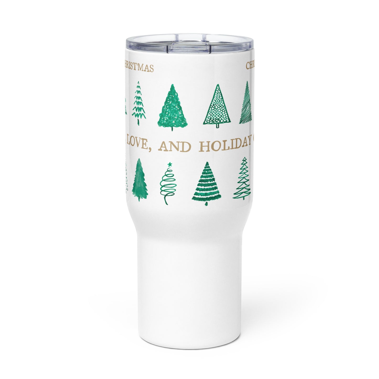 Personalized Tumbler Travel Mug Merry Christmas Gift